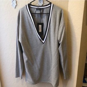 Pretty little thing deep v dress